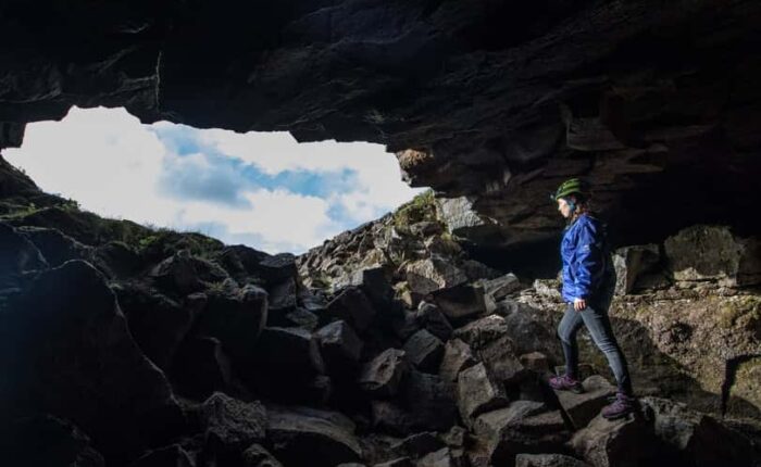 Caving in Leidarendi - Lava Tunnel - Small Group