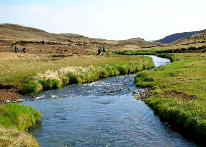 Hiking in Reykjadalur - Hot Springs