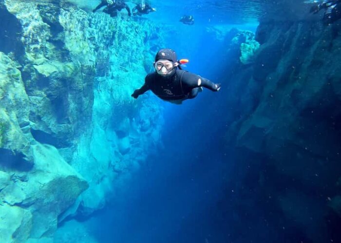 Wetsuit Snorkeling in Silfra